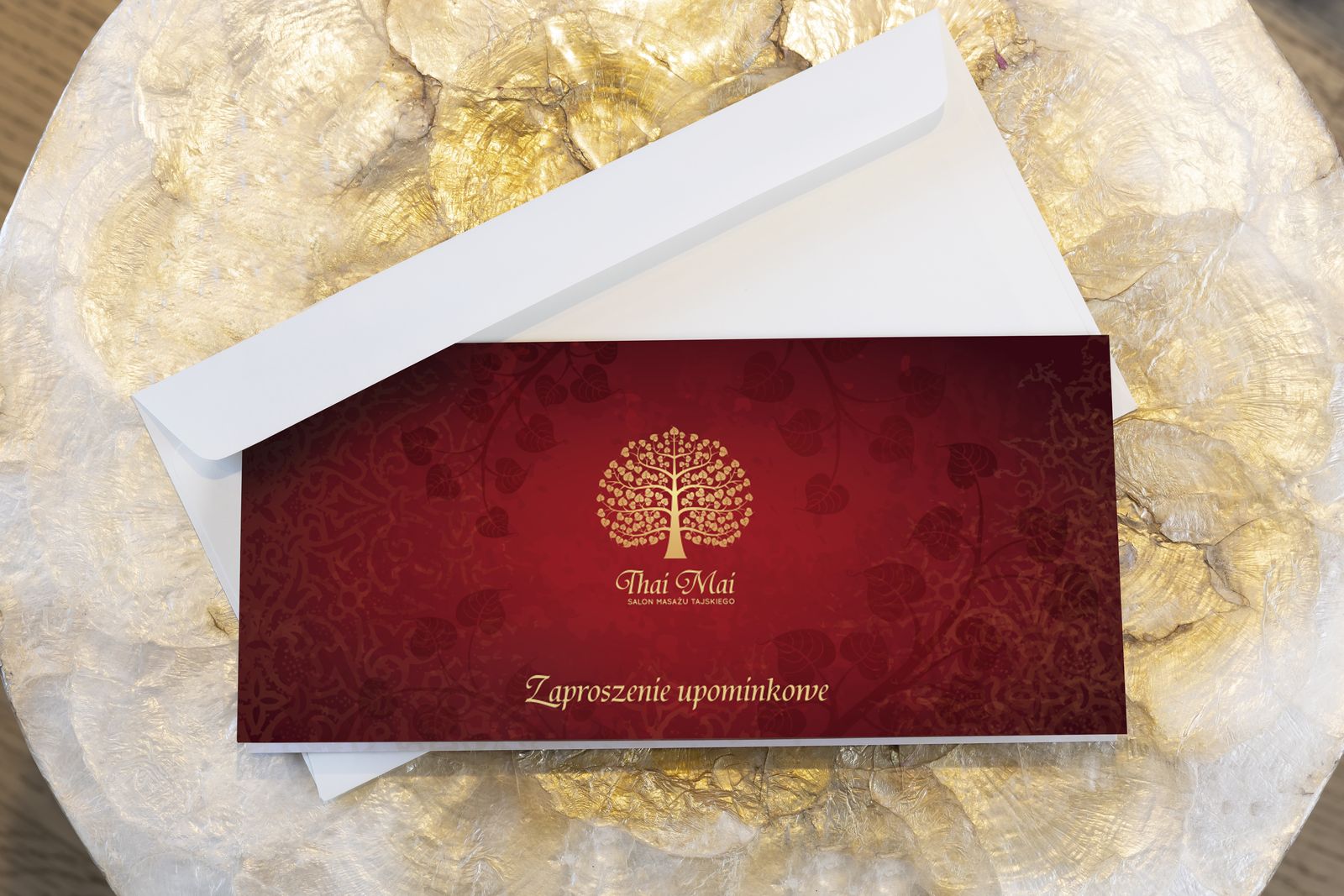 Zaproszenia upominkowe na masaż